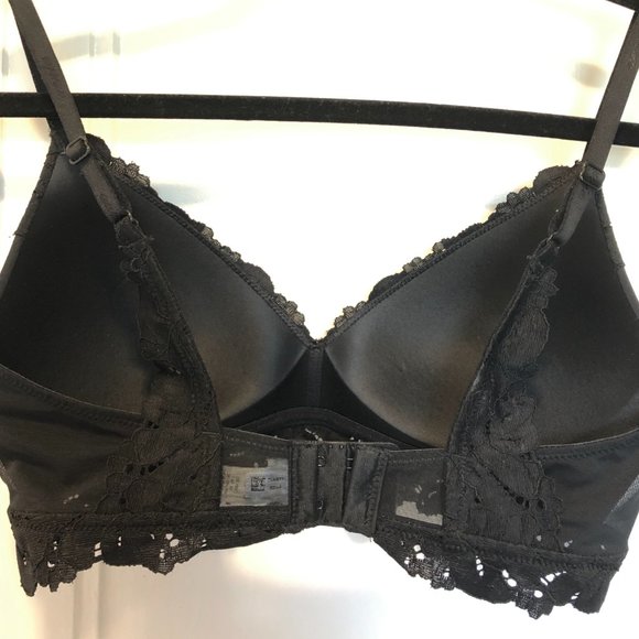 Aerie Black Lace Wireless Bra - Picture 3 of 5